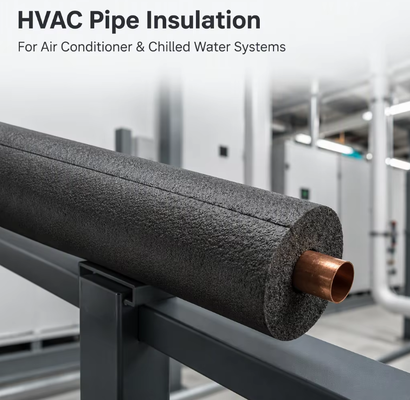 Premium NBR Rubber Foam Insulation Tube for Industrial Thermal Retention and Energy Efficiency HVAC Pipeline Thermal Protection