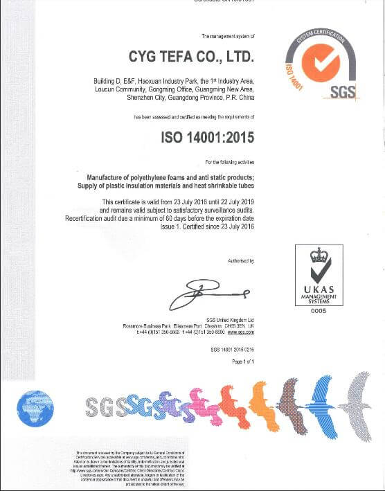 क्रॉसलिंक्ड क्लोज्ड सेल पॉलीओलेफिन फोम XPE / IXPE थर्मल इन्सुलेशन शीट निर्माण और HVAC के लिए 23